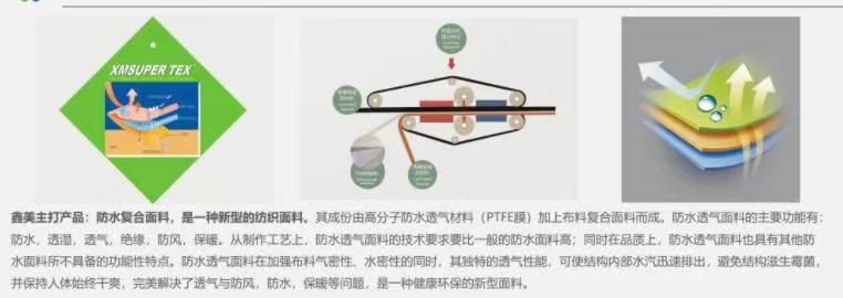 珠海防水透气面料